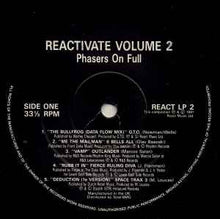 Load image into Gallery viewer, Various – Reactivate Volume #2 - Phasers On Full
