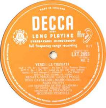 Load image into Gallery viewer, Verdi* - Renata Tebaldi, Gianni Poggi, Aldo Protti, Chorus* And Orchestra Of The Accademia Di Santa Cecilia, Rome*, Francesco Molinari Pradelli* - La Traviata (3xLP, Album, Mono, Aut + Box)
