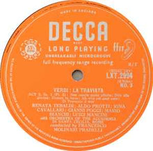 Load image into Gallery viewer, Verdi* - Renata Tebaldi, Gianni Poggi, Aldo Protti, Chorus* And Orchestra Of The Accademia Di Santa Cecilia, Rome*, Francesco Molinari Pradelli* - La Traviata (3xLP, Album, Mono, Aut + Box)