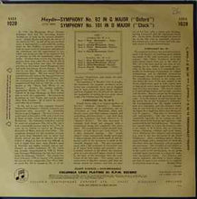 Load image into Gallery viewer, Haydn*, Georg Szell*, The Cleveland Orchestra, Eugene Ormandy, The Philadelphia Orchestra - Symphony No. 92 ("Oxford") / Symphony No. 101 ("Clock") (LP, Album, Mono)
