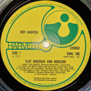 Roy Harper ‎– Flat Baroque And Berserk