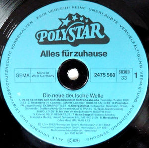 Various ‎– Alles Für Zuhause (Die Neue Deutsche Welle)