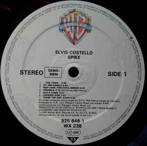 Elvis Costello ‎– Spike