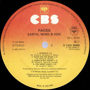 Earth, Wind & Fire ‎– Faces