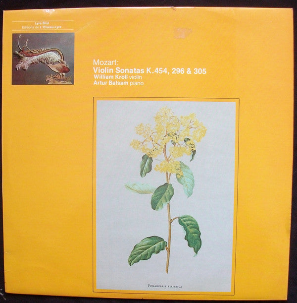 Mozart*, William Kroll, Artur Balsam* ‎– Violin Sonatas K.454, 296 & 305