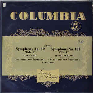 Haydn*, Georg Szell*, The Cleveland Orchestra, Eugene Ormandy, The Philadelphia Orchestra – Symphony