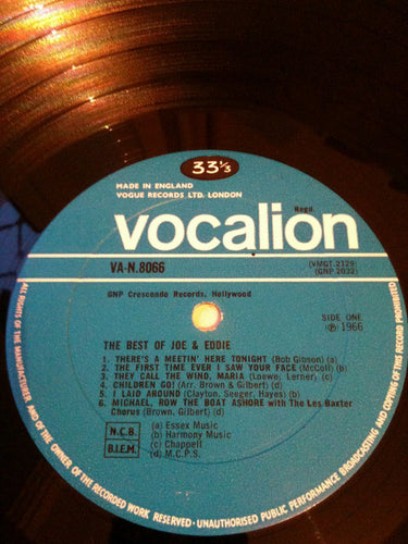 Joe & Eddie ‎– The Best Of Joe & Eddie