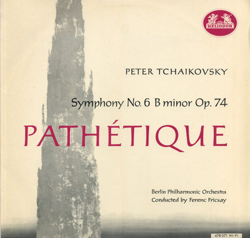 Peter Tchaikovsky* / Berlin Philharmonic Orchestra* Conducted By Ferenc Fricsay ‎– Symphony No. 6 B Minor Op. 74 Pathétique