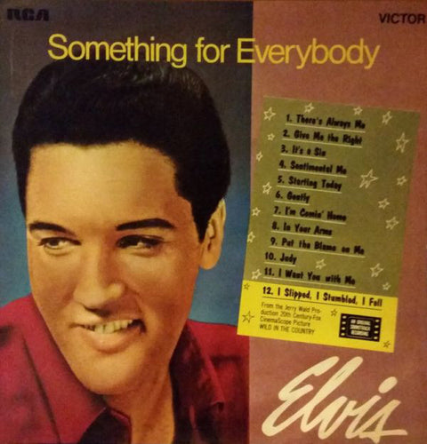 Elvis Presley With The Jordanaires ‎– Something For Everybody