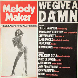 Various – Melody Maker Front Runners From A&M Records We Give A Damn