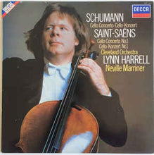 Load image into Gallery viewer, Schumann*, Saint-Saens*, Cleveland Orchestra*, Lynn Harrell, Neville Marriner* ‎– Cello Concerto / Cello Concerto No.1
