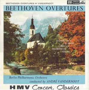 Beethoven*, Berlin Philharmonic Orchestra*, André Vandernoot ‎– Overtures