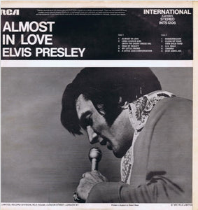 Elvis Presley ‎– Almost In Love