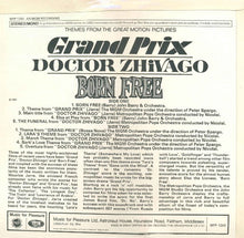 Load image into Gallery viewer, Various ‎– Themes From The Great Motion Pictures Grand Prix / Doctor Zhivago / Born Free