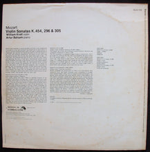 Load image into Gallery viewer, Mozart*, William Kroll, Artur Balsam* ‎– Violin Sonatas K.454, 296 &amp; 305