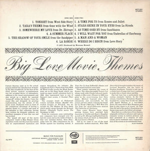 Geoff Love And His Orchestra* ‎– Big Love Movie Themes