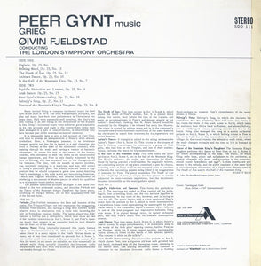 Grieg*, Fjeldstad*, London Symphony Orchestra* ‎– Peer Gynt Music