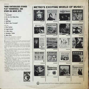 Those Fantabulous Strings ‎– Play Thunderball And Other Big Movie Hits