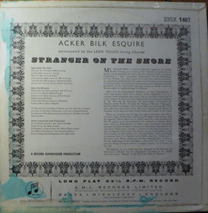 Acker Bilk With The Splendid Assistance Of The Leon Young String Chorale ‎– Stranger On The Shore
