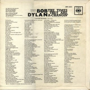 Bob Dylan ‎– The Times They Are A-Changin'