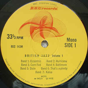 Various ‎– The BBC Presents British Jazz Vol.1