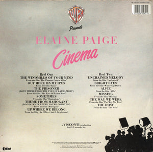 Elaine Paige ‎– Cinema