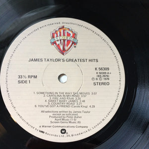 James Taylor  ‎– James Taylor's Greatest Hits