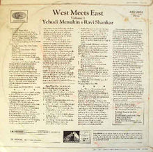 Load image into Gallery viewer, Yehudi Menuhin * Ravi Shankar ‎– West Meets East Volume 2