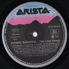 Load image into Gallery viewer, Dionne Warwick ‎– The Love Songs