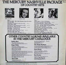 Load image into Gallery viewer, Various ‎– The Mercury Nashville Package Of Country Hits