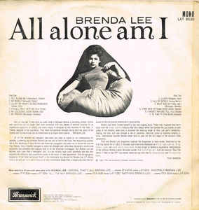 Brenda Lee ‎– All Alone Am I