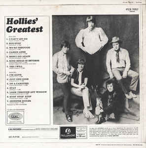 The Hollies ‎– Hollies' Greatest