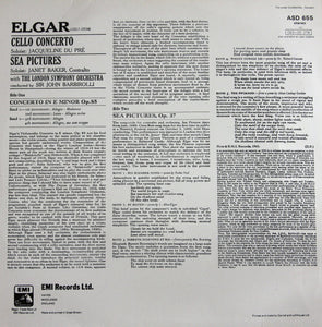 Elgar*, Jacqueline Du Pré, London Symphony Orchestra*, Sir John Barbirolli, Janet Baker ‎– Cello Concerto / Sea Pictures
