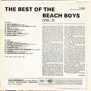 The Beach Boys ‎– The Best Of The Beach Boys Vol.3