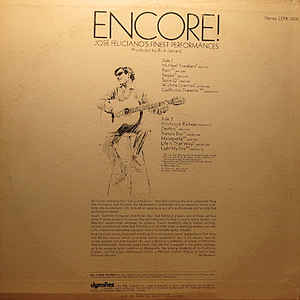 José Feliciano – Encore! José Feliciano's Finest Performances