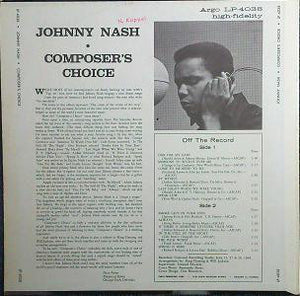 Johnny Nash ‎– Composer's Choice