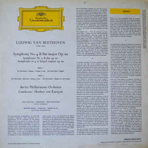 Beethoven* - Berliner Philharmoniker · Herbert von Karajan – Symphony No. 4