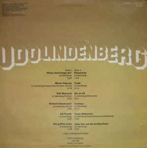 Udo Lindenberg ‎– Udo Lindenberg