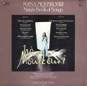 Nana Mouskouri ‎– Nana's Book Of Songs
