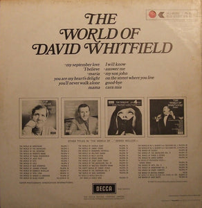 David Whitfield ‎– The World Of David Whitfield