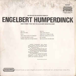 Danny Street With The Alan Caddy Orchestra And Choir* – Million Copy Sellers Made Famous Engelbert Humperdinck