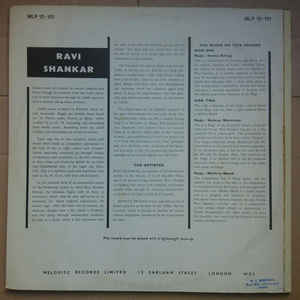 Ravi Shankar ‎– The Exciting Music Of Ravi Shankar