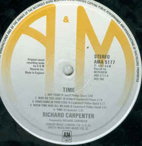 Richard Carpenter ‎– Time