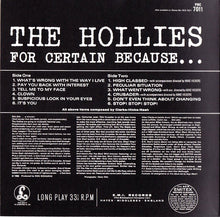 Load image into Gallery viewer, The Hollies ‎– For Certain Because...