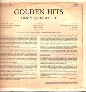 Dusty Springfield ‎– Golden Hits