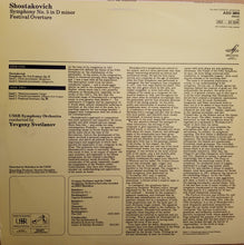 Load image into Gallery viewer, Dmitri Shostakovich ‎– Symphony No. 5 in D minor, Festival Overture