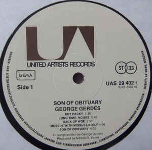 George Gerdes ‎– Son Of Obituary