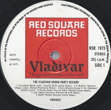 Load image into Gallery viewer, Unknown Artist ‎– The Vladivar Vodka Party Record