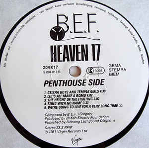 Heaven 17 ‎– Penthouse And Pavement