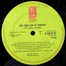 Load image into Gallery viewer, The Three Degrees ‎– Take Good Care Of Yourself